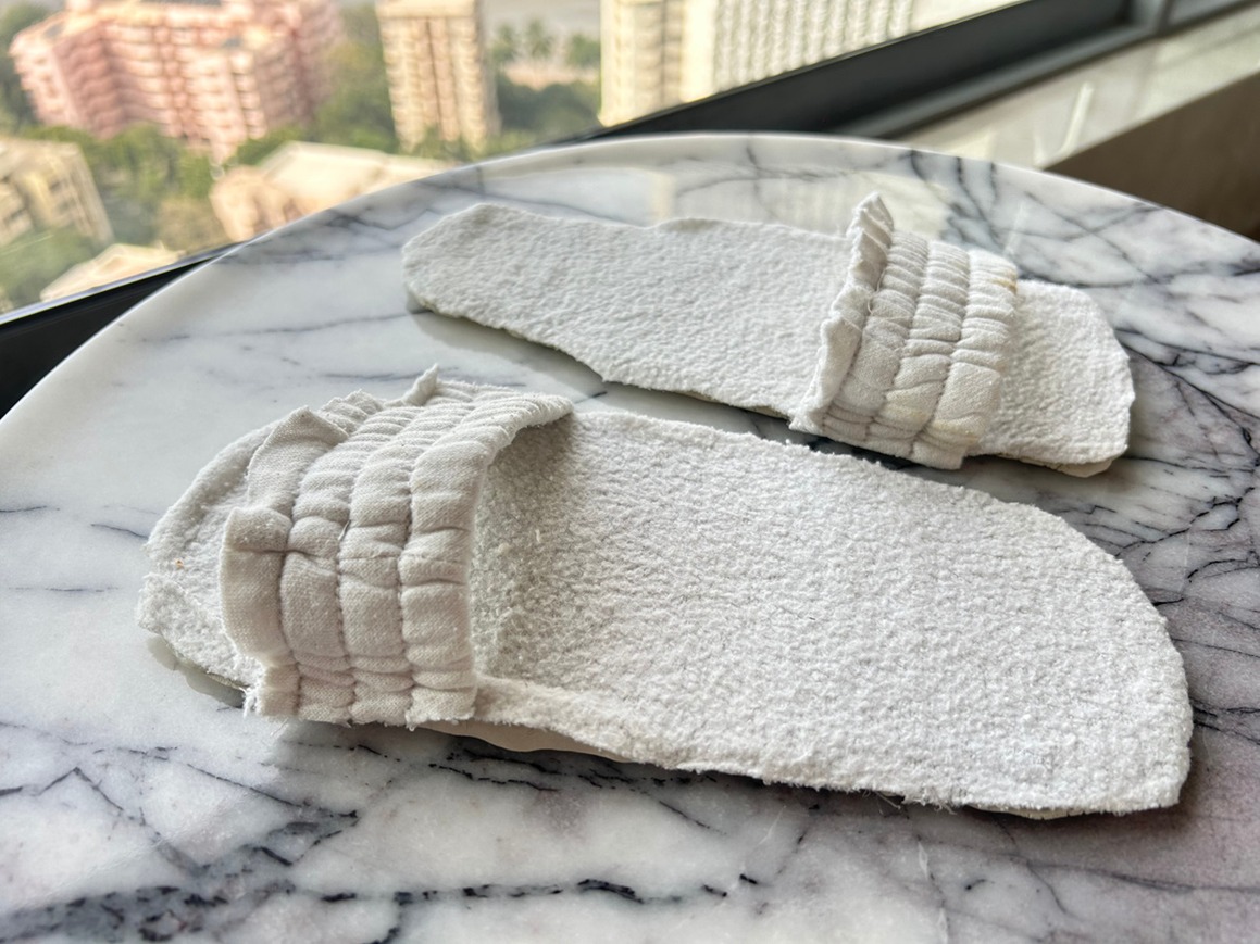 Sole Purpose - Recycled fabric slides