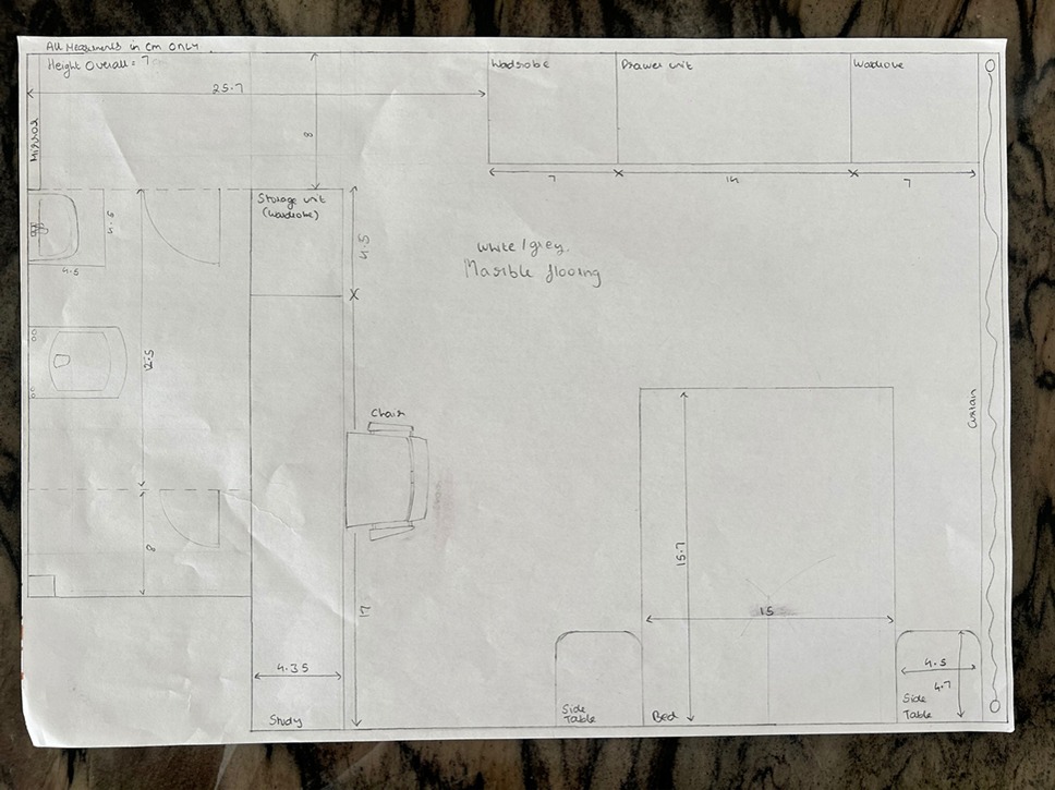 The Drafted Room - 3D physical model
